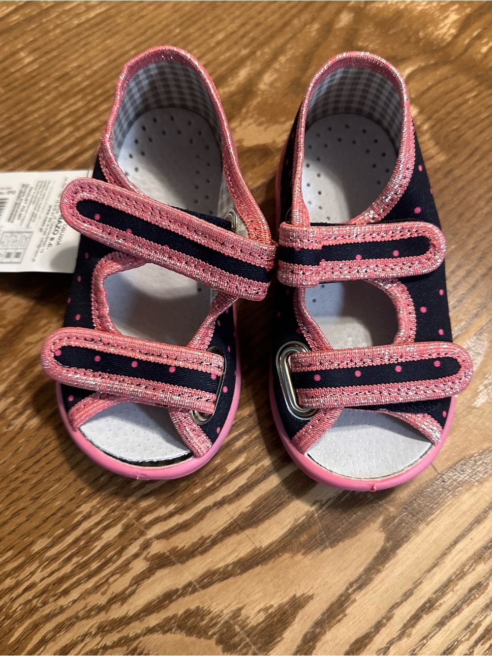 NAZO Girls Supportive Indoor Sandals / House Shoes – Made in Poland – NWT